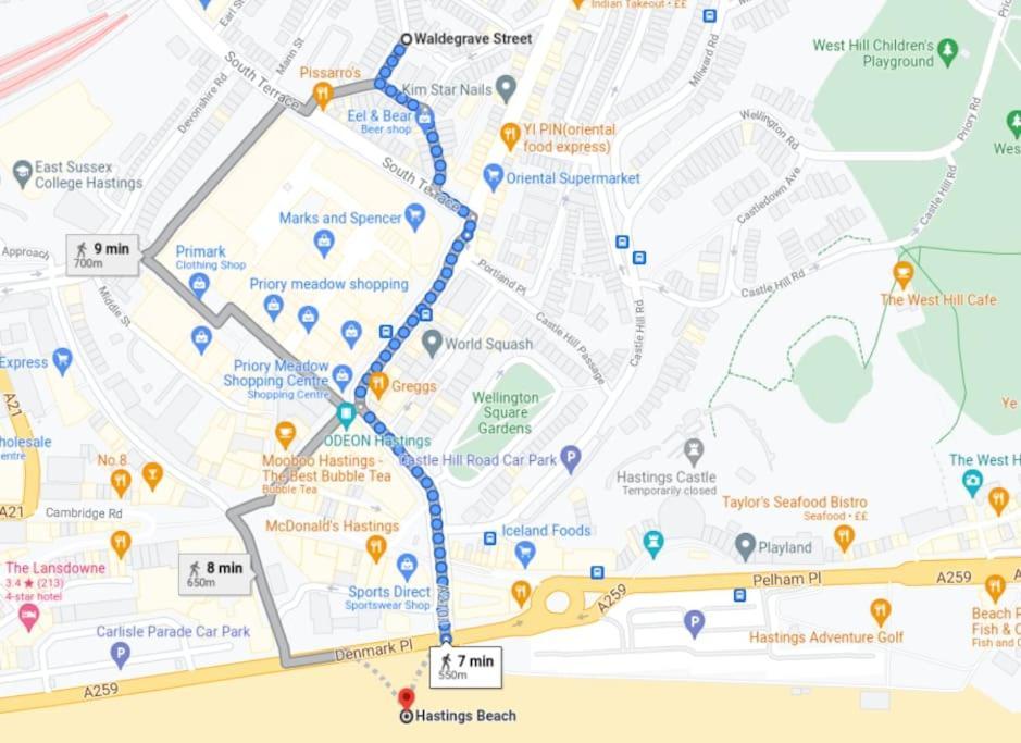הייסטינגס Cute Cottage 5 Min Walk From Cafes Station And Sea מראה חיצוני תמונה